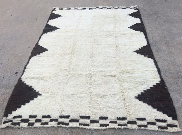 Mid Century Modern Moroccan Rug