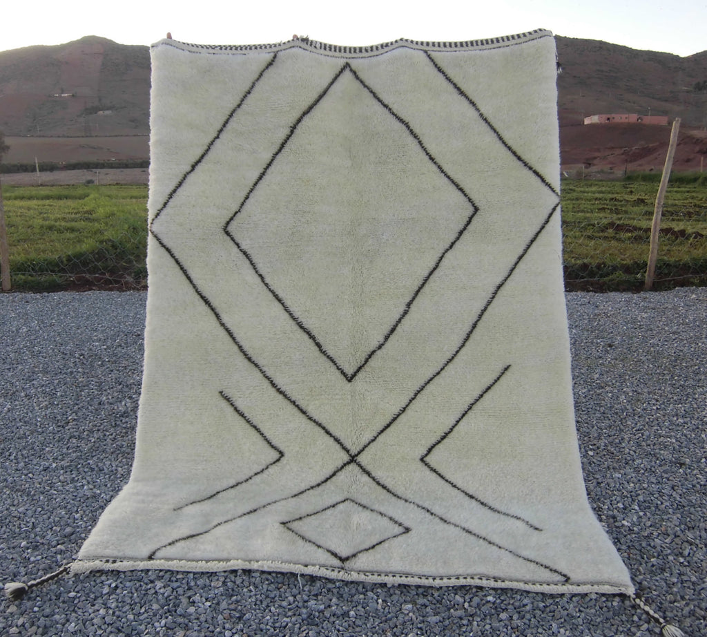 Beni Ourain Geometric Motif Rug